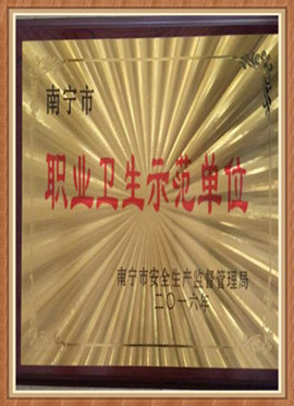 衛(wèi)生示范單位